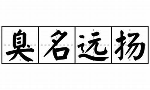 臭名远扬造句40字短句_臭名远扬造句40字短句子