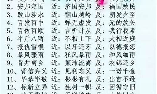 四字成语名称有哪些_四字成语名称有哪些成语