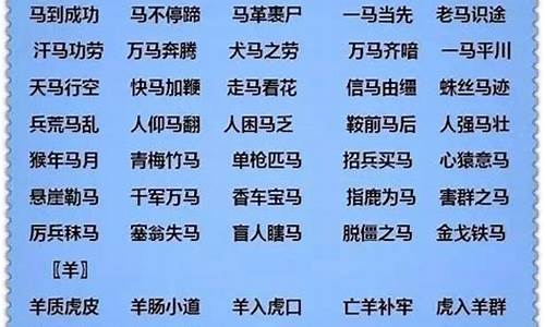 成语可以分成几类_成语可以分成几类?