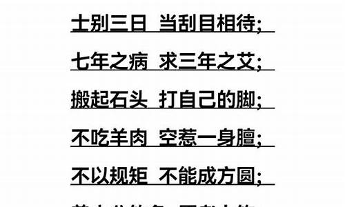 九个字的成语有哪些成语大全_九个字的成语有哪些成语大全及解释